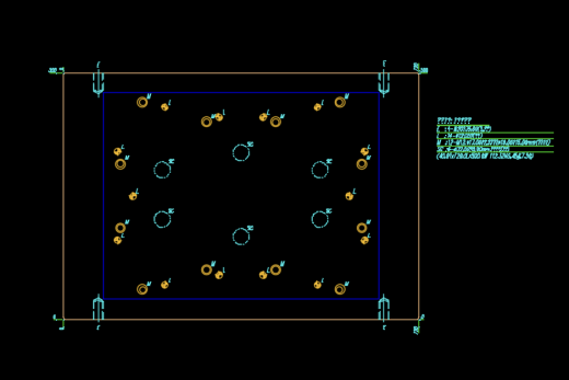14寸笔记本A壳冲压拉伸成型模具设计图缩略图
